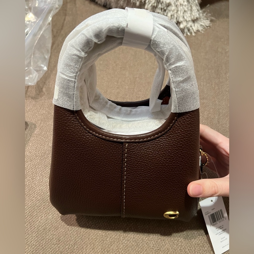 NWT Coach Lana Bag Mini in Brass/Maple - Picture 5 of 10